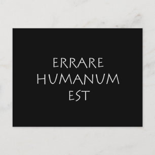 Ersällsynt humant test vykort