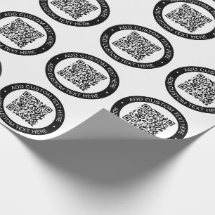 Ersätt med din egen uppladdade QR-kod eller bild Presentpapper