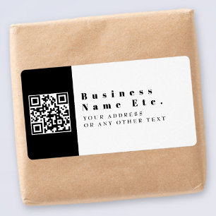 Ersätt med QR-koden Modern Fraktsedel