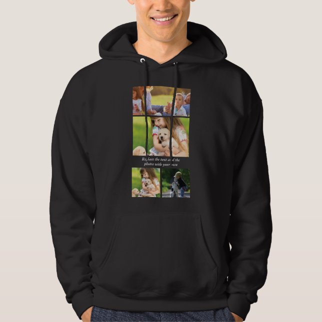 Ersätt text och foton med dina egna hoodie (Framsida)