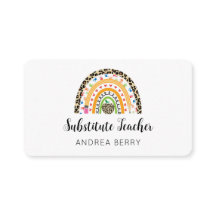 Ersättning av utskrift av lärare Rainbow Leopard