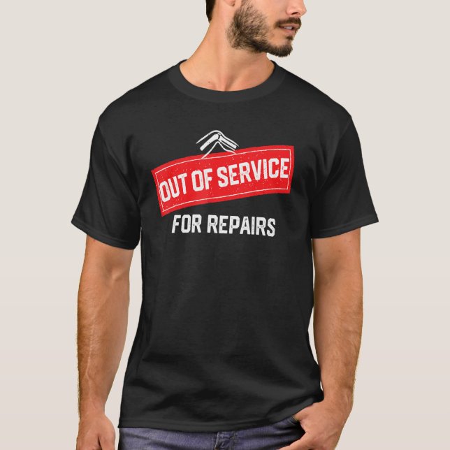 Ersättning för lustig kundersättning efter reparat t shirt (Framsida)