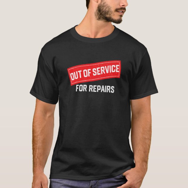 Ersättning för reparationskvitto efter driftstopp t shirt (Framsida)