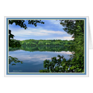 *Ersättning vid varje besvikelse: Walden Pond Hälsningskort