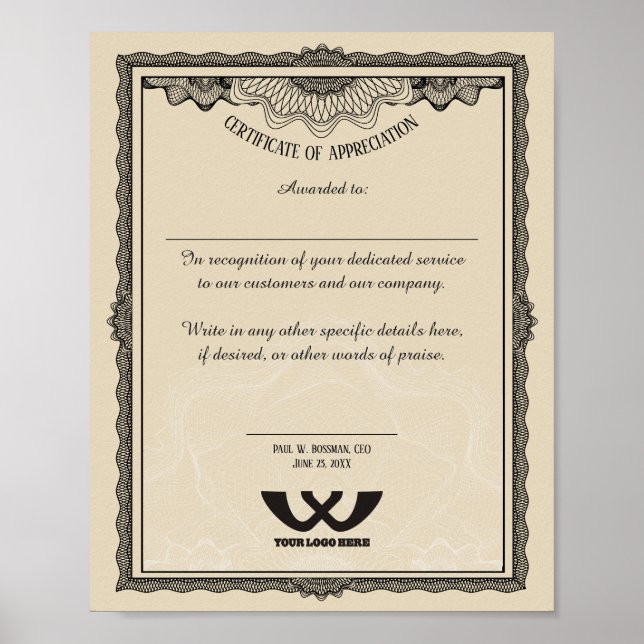 Ersättningsbevis för uppskattningspersonal poster (Framsidan)