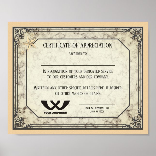 Ersättningsbevis för uppskattningspersonal poster (Framsidan)