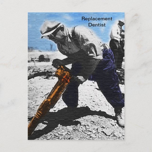 Ersättningsdentist Vykort (Framsida)