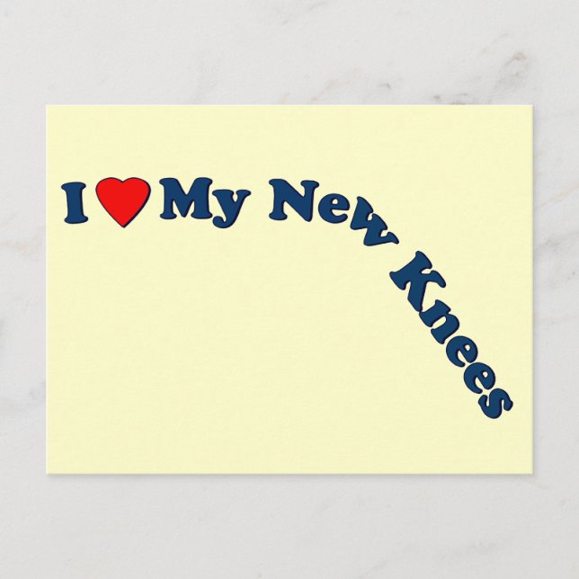 Ersättningsgåvor för dubbla Knee | Hämta Vykort (Framsida)