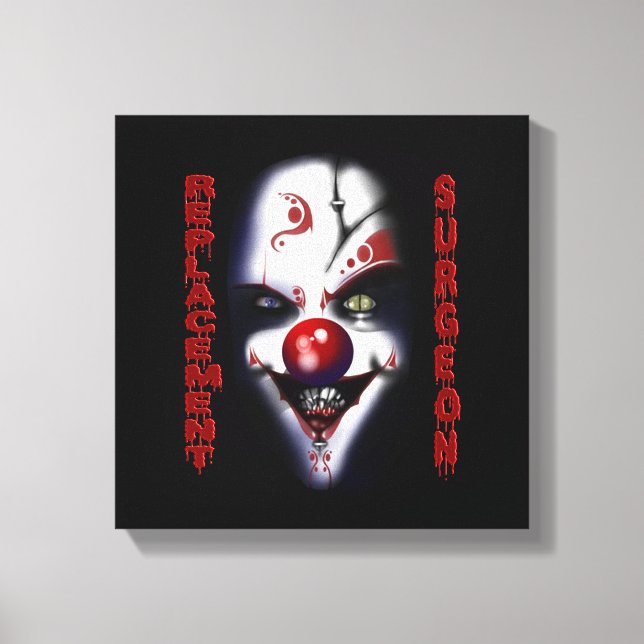 Ersättningskirurg - Ondkläder Canvastryck (Framsida)