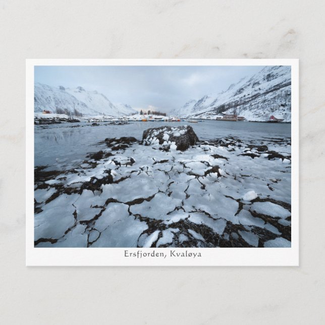 Ersfjorden Norge Vykort (Framsida)