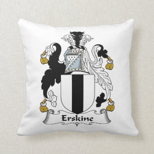 Erskine familjevapen kudde