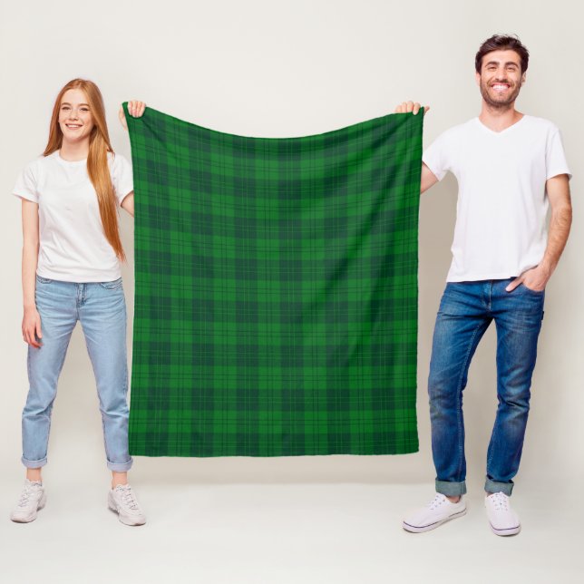 Erskine Hunting Tartan Fleecefilt (På plats)