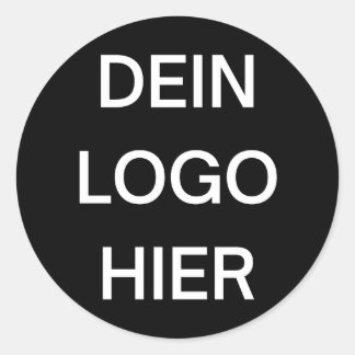 Erstelle deinen eigenen Aufkleber mit deinem Logo Runt Klistermärke