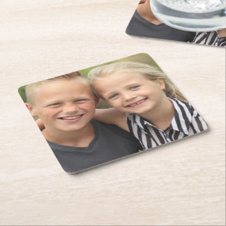 Erstellen Sie Ihr eigenes Foto Underlägg Papper Kvadrat