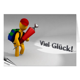 Erster Schultag Hälsningskort