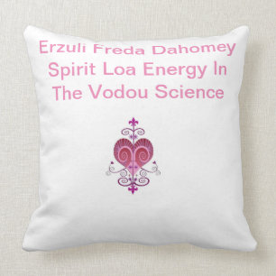 Ersuli Freda Dahomey Loa Spirit VeVe Trow Pillow Kudde