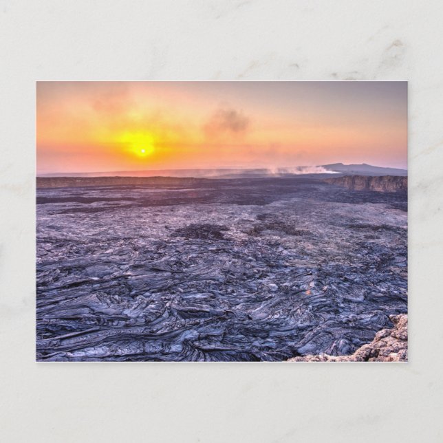 Erta Ale Volcano, Etiopiens vykort (Framsida)
