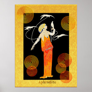 ERTE Aphrodite (artificiellt ändrad). Poster