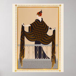 Erté - Balcony Poster