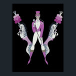 Erté - Brev W från Alphabet Suite 1976 Poster<br><div class="desc">Erté - Brev W från Alphabet Suite 1976</div>
