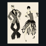 Erté - Charleston Couple Poster<br><div class="desc">Erté - Charleston Couple</div>