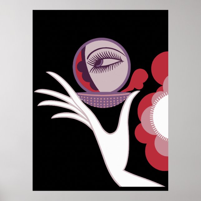 Erté - Compact Vanities, 1974 [Black] Poster (Framsidan)