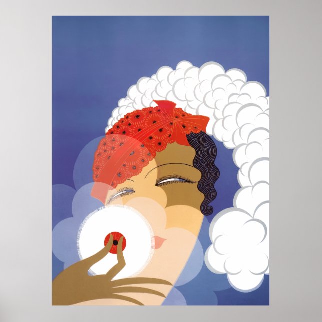 Erté - de 20-årsjubileet kom på nytt, make-up poster (Framsidan)