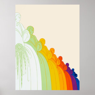 Erté - de 20 påminde om Suite, Söt Ladie Poster