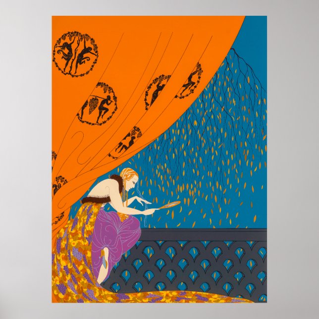 Erté - Fall Poster (Framsidan)