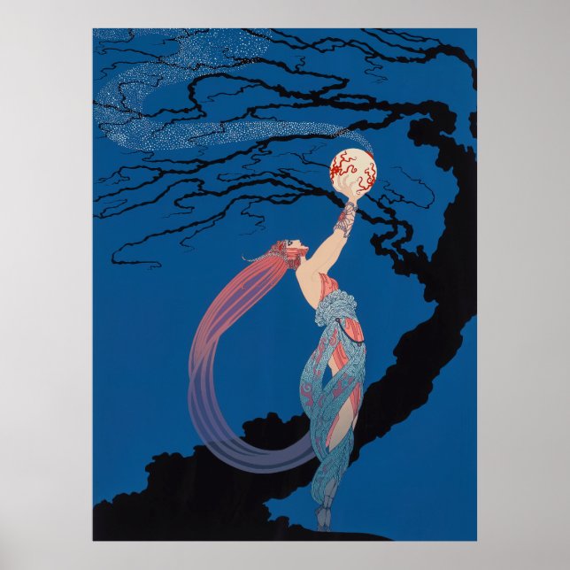 Erté - Fireflies Poster (Framsidan)