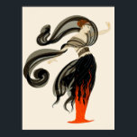 Erté - Flames of Kärlek Poster<br><div class="desc">Erté - Flames of Kärlek</div>