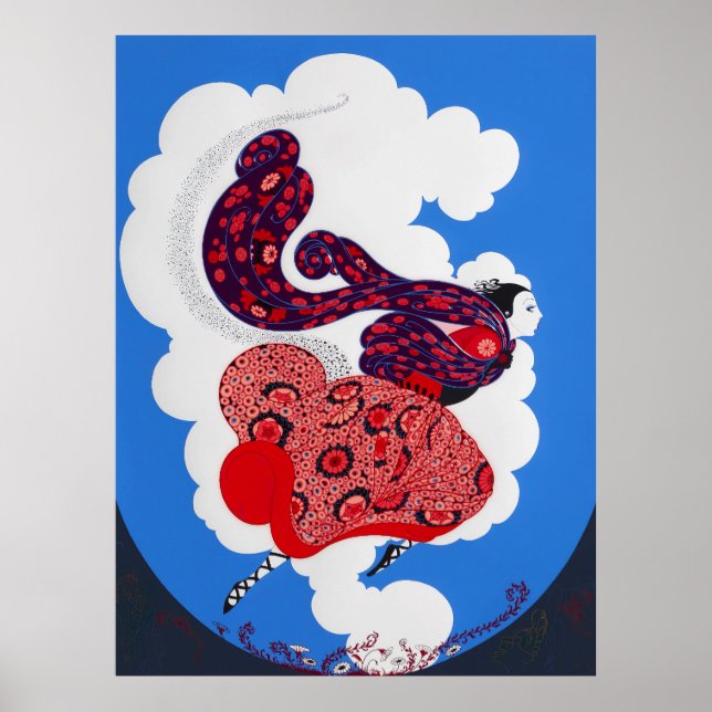 Erté - Flore Poster (Framsidan)
