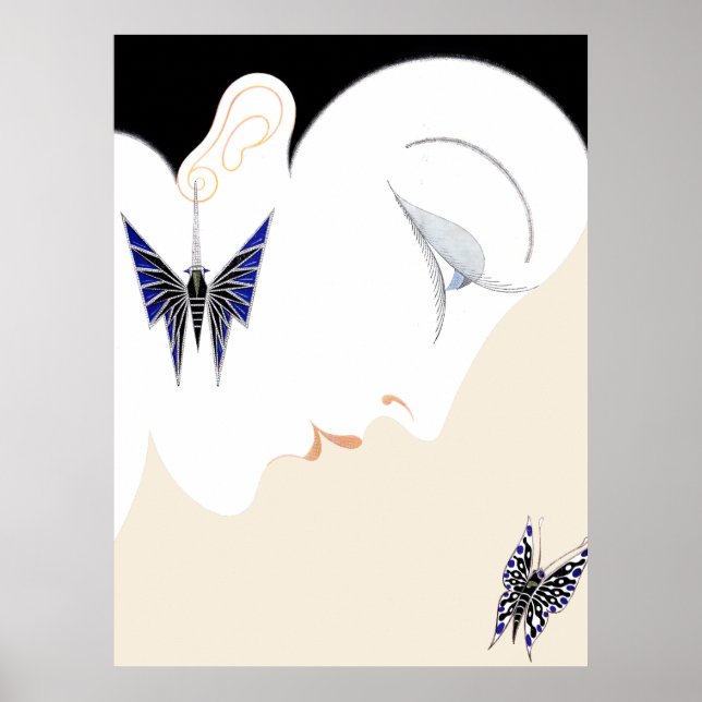 Erté - Harper's Bazaar, maj 1928 Poster (Framsidan)