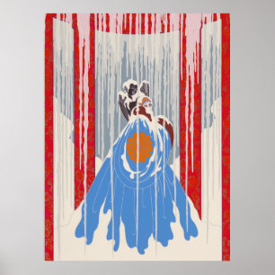 Erté - Kärlek Captive Poster