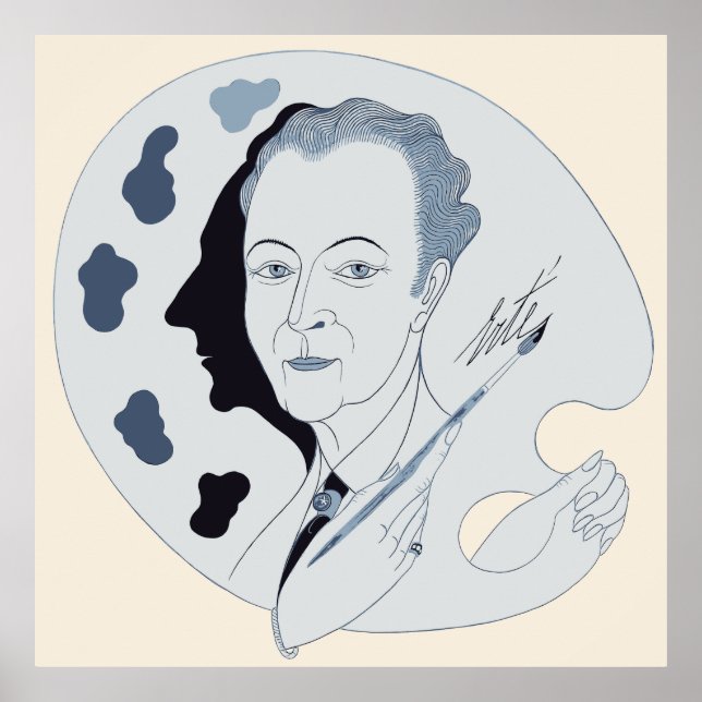 Erté - kostym för prinsen Charming in the Slee Poster (Framsidan)