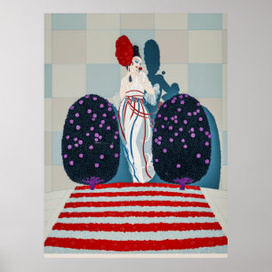 Erté - Lafayette Poster