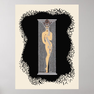 Erté - Numerals Suite, nummer 1 Poster