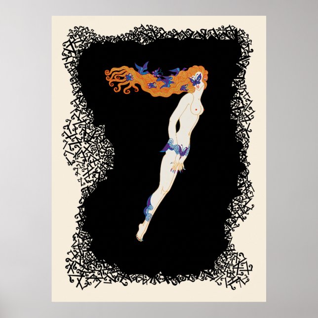Erté - Numerals Suite, nummer 7 Poster (Framsidan)