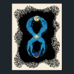 Erté - Numerals Suite, nummer 8 Poster<br><div class="desc">Erté - Numerals Suite,  nummer 8</div>