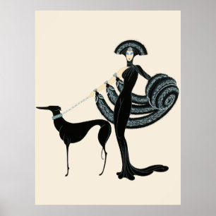 Erté - På teaterSuite, Symphony in Black Poster