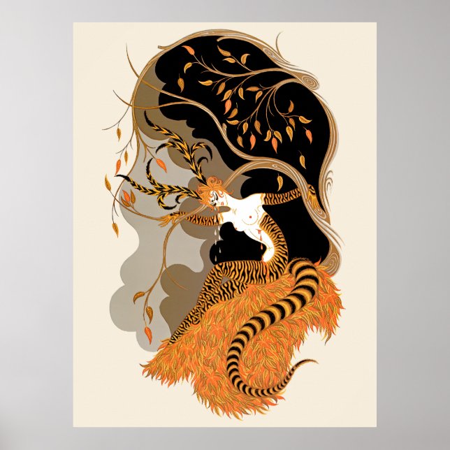 Erté - Seasons, hösten 1970 Poster (Framsidan)