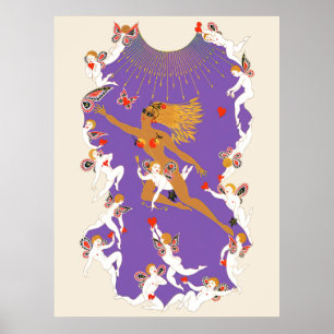 Erté - Seasons, sommaren 1970 Poster