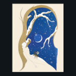 Erté - Seasons, Winter, 1970 Poster<br><div class="desc">Erté - Seasons,  Winter,  1970</div>