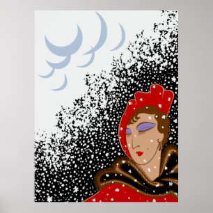 Erté - Seasons, Winter Poster