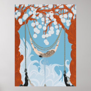 Erté - Spindelnät, 1980 Poster