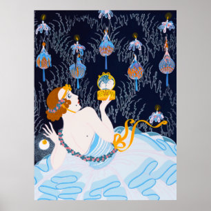 Erté - Stolen Kisses Poster