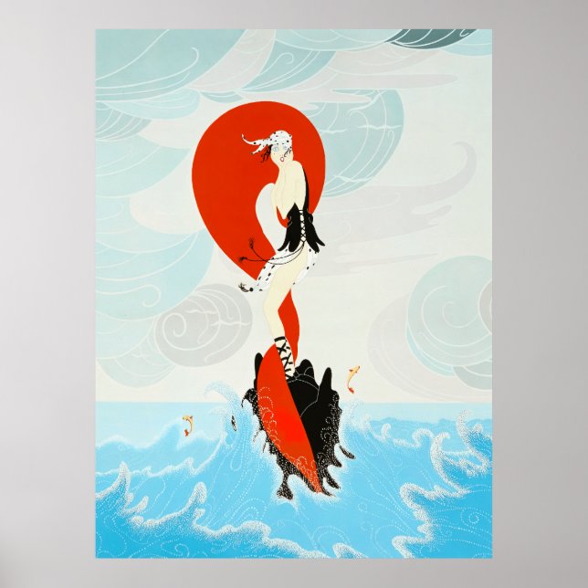 Erté - Stranded Poster (Framsidan)