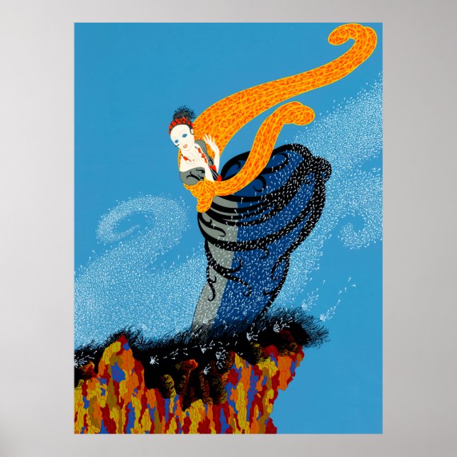 Erté - Summer Breeze Poster (Framsidan)