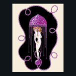 Erté - The Precious Stones Suite, Amethyst, 1969 Poster<br><div class="desc">Erté - The Precious Stones Suite,  Amethyst,  1969</div>
