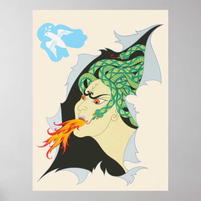 Erté - The Seven Deadly Sins Suite, Ilc, 1983 Poster (Framsidan)